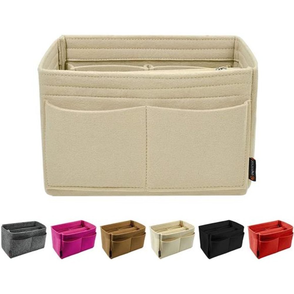 Tote Bag Organizer Insert - Beige